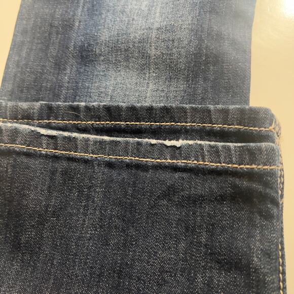 Y2K ReRock Express Barely Boot Jeans 4R Dark Wash 30 x 32 Dark Wash Stretch - Picture 13 of 16